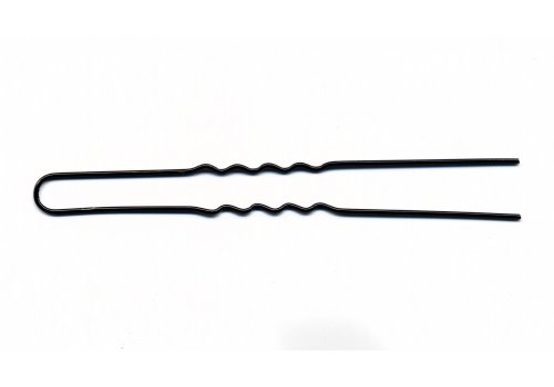 2 Â½ inch Wave hårnål Svart - Boks med 1000-0
